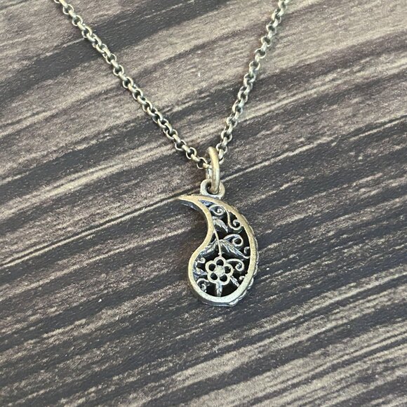 RARE Lucky Brand Yin Yang Necklace ASO Elena Gilbert - Picture 3 of 8